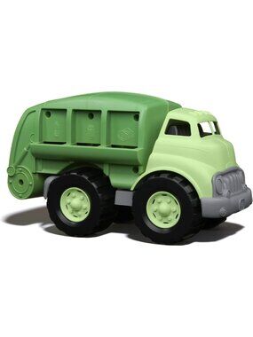 Eco-Friendly Green Recycling Truck - BPA-Free Garbage Toy for Kids' Motor Skills